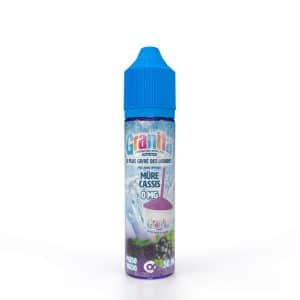 Flacon de l’e-liquide Granita Alfaliquid Mûre Cassis 50 ml sans nicotine