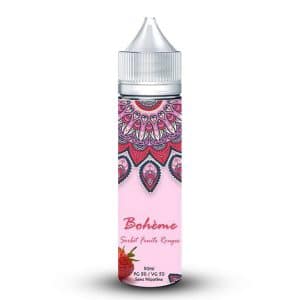 Flacon e-liquide Bohème Sorbet Fruits Rouges 50 ml sans nicotine